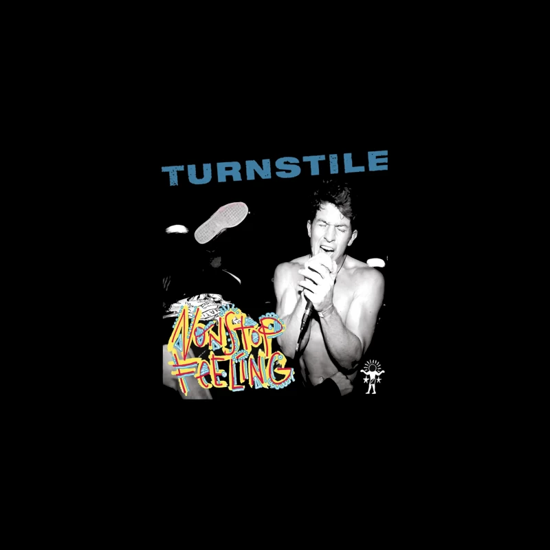 Turnstile: Nonstop Feeling Album Cover with Graffiti Art Travel Mug