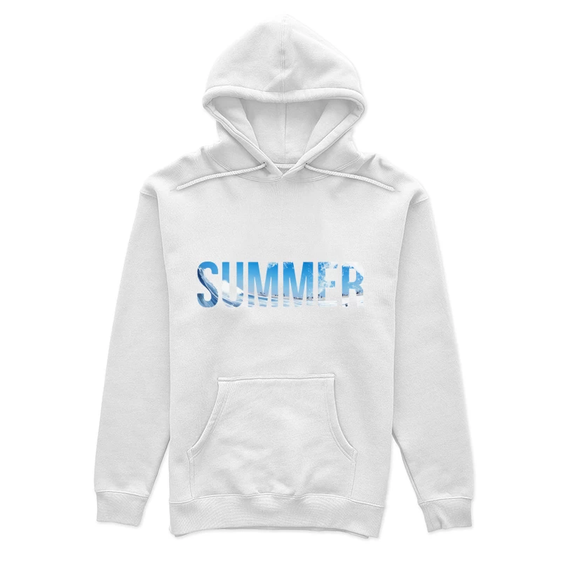 Sommer mit Ozeanwellen Damen Pullover Hoodie