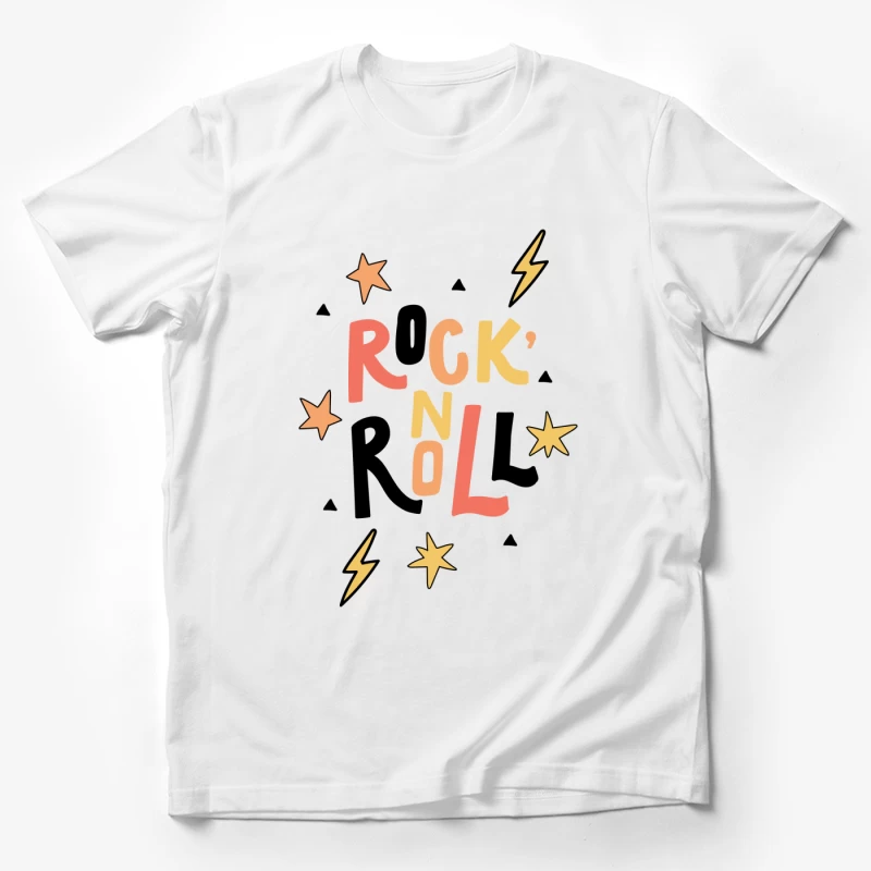 Design Rock 'n' Roll coloré Homme T-Shirt