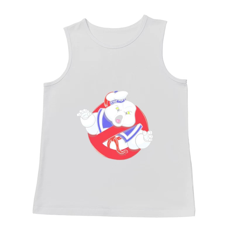Stay Puft Marshmallow Man from Ghostbusters Male Tank Top