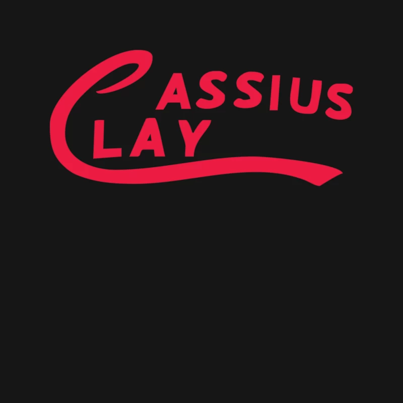 Cassius Clay-red Baseball Mouse Pad