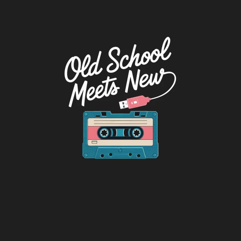 Retro Cassette Tape Meets Modern USB Technology Male Tank Top