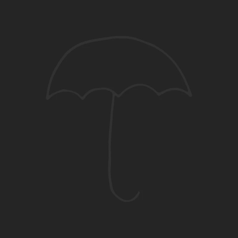 Illustration de parapluie minimaliste Homme Sweat-shirt à enfiler