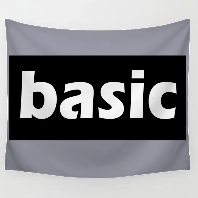 Basic Typography Design Tapestry