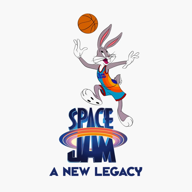 Space Jam: A New Legacy - Cartoon Basketball Animation Cotton Tote Bag