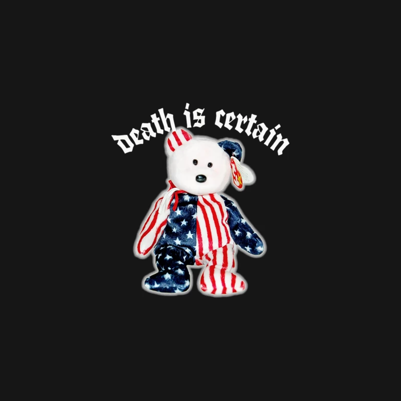 Death Is Certain - 90s Kid Nihilist Design Desk Mat
