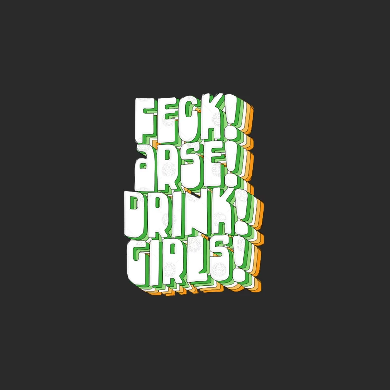 Feck! Arse! Drink! Girls! Retro Father Ted Design Baseball Cap