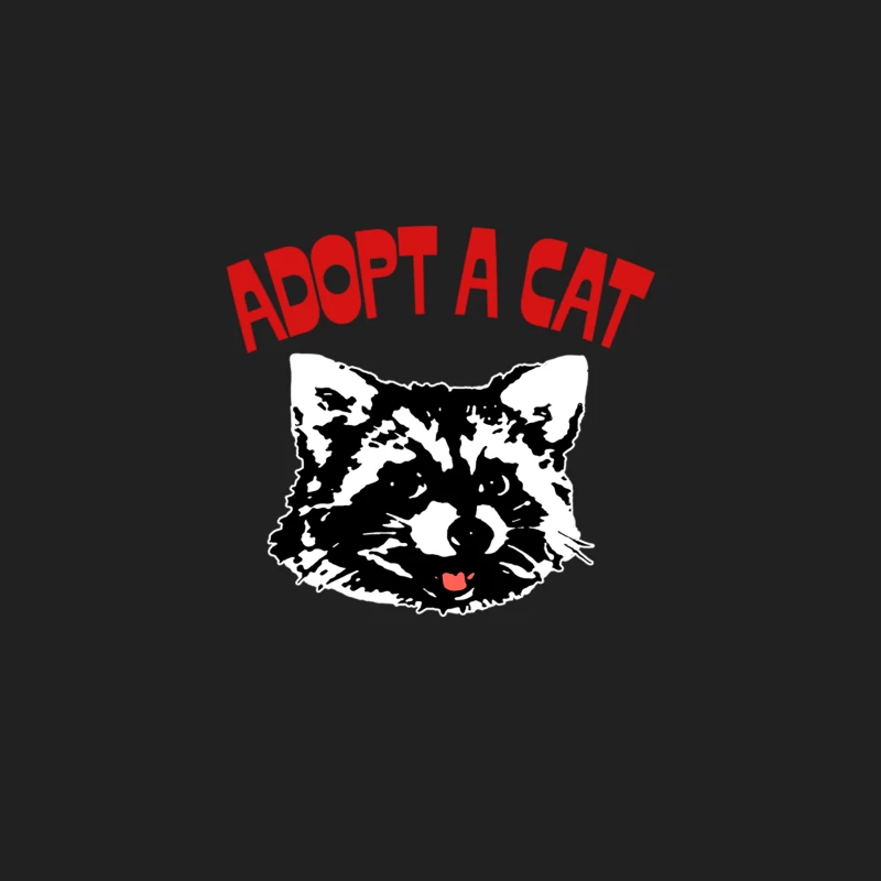 Adopt A Cat  Retro Funny Cat Lover Design Bucket Hat