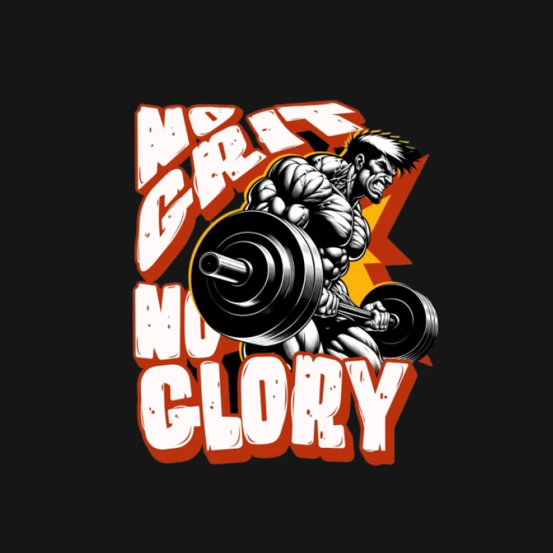 Bodybuilder avec haltère et slogan motivant Homme T-Shirt