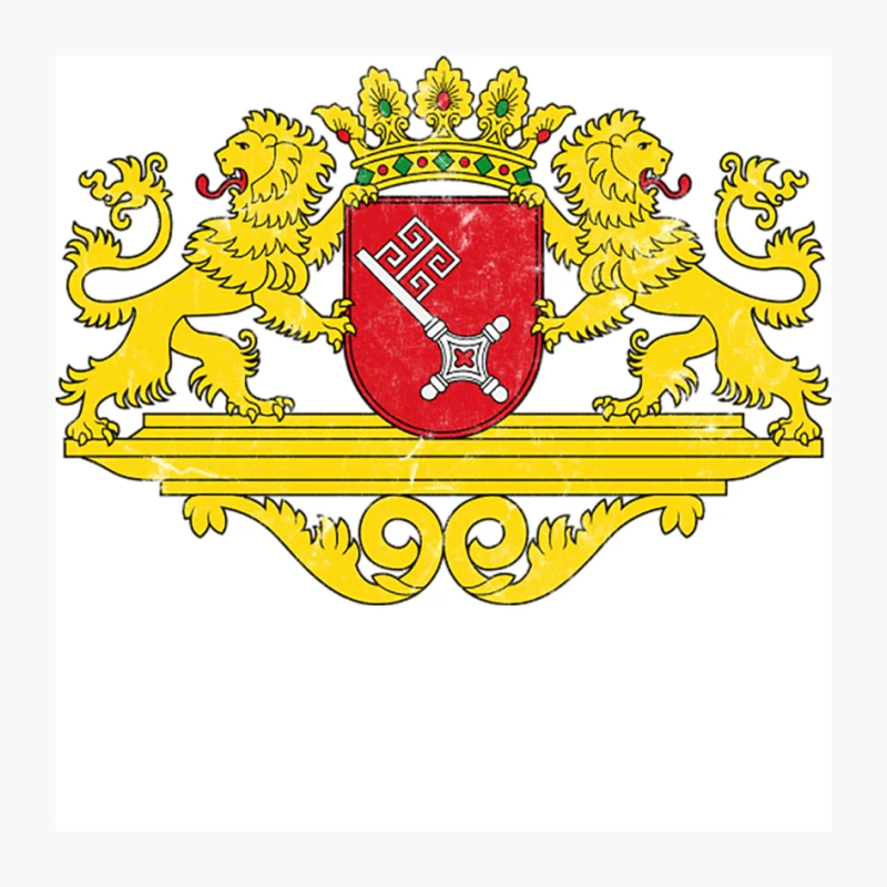 Bremen, Germany - Vintage Style Coat of Arms Pin