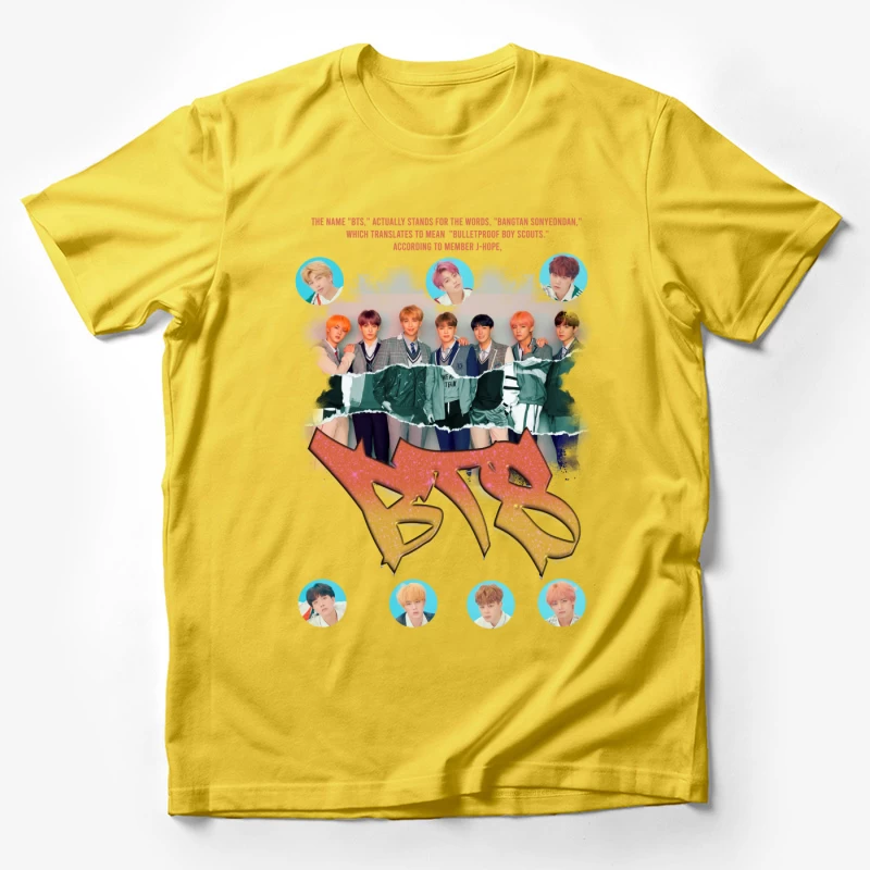 BTS: The Iconic K-Pop Boy Band Male T-Shirt