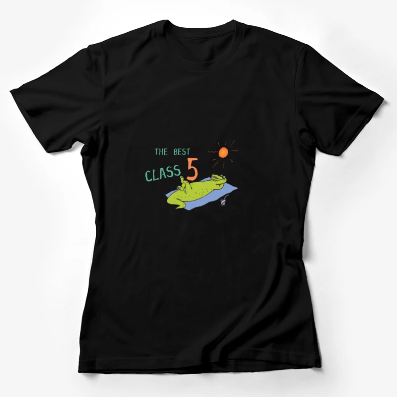 Der beste Frosch der Klasse 5 Damen T-Shirt