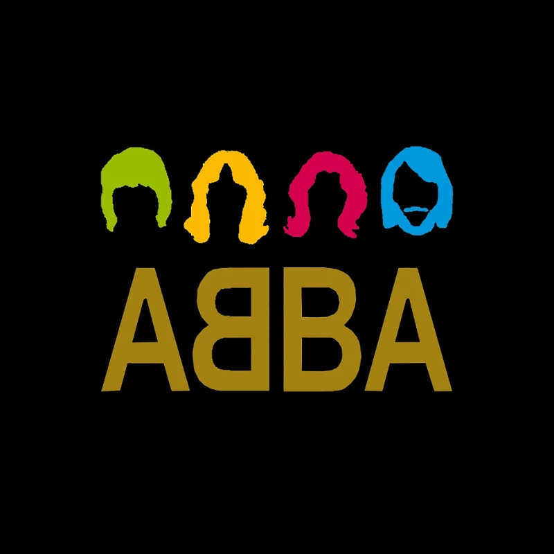 Abba Band Colorful Pin