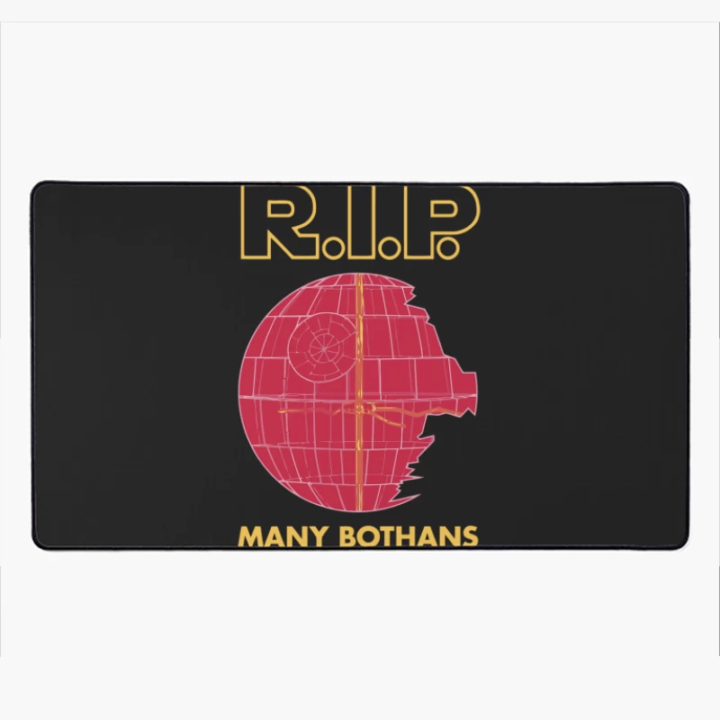 Star Wars Death Star Parody: RIP Many Bothans Desk Mat