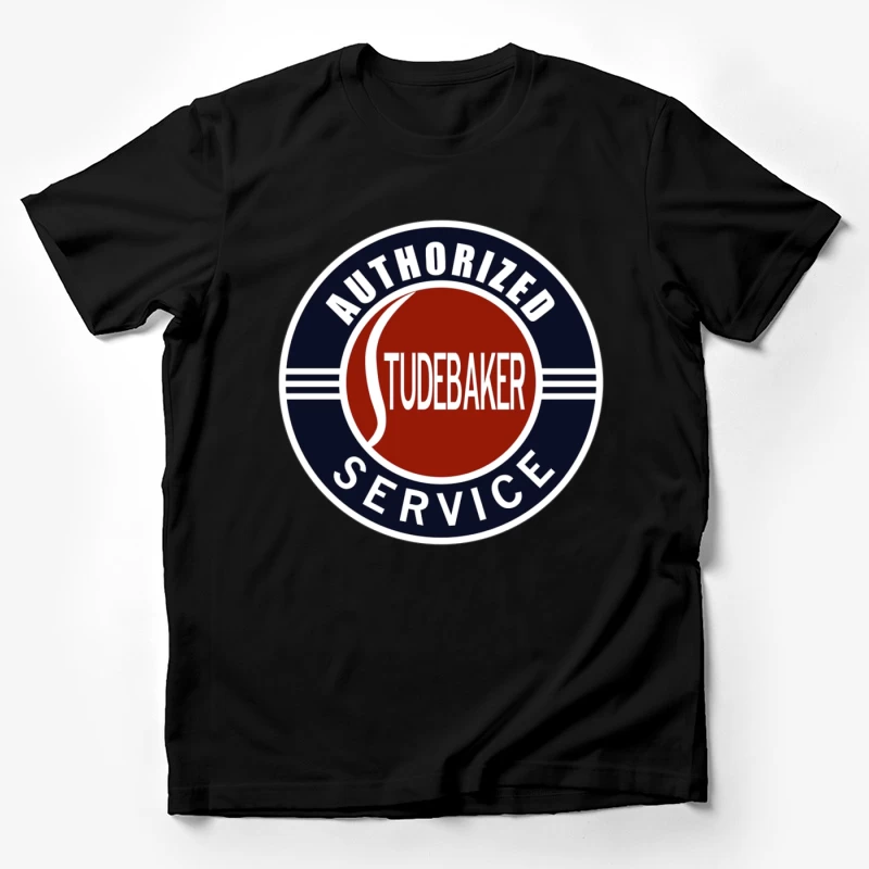 Vintage Authorized Studebaker Service Station Logo Male T-Shirt