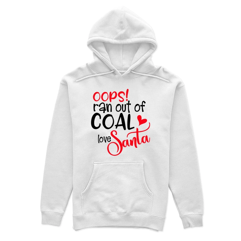 Message humoristique du Père Noël Femme Sweat à capuche
