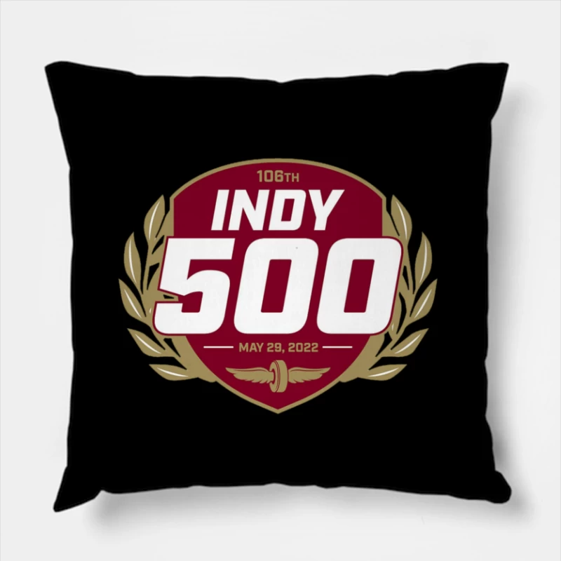 Indy 500 4 Throw Pillow