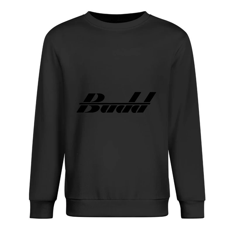 DHL Corporate Logo in Black and White Male Pullover Sweatshirt