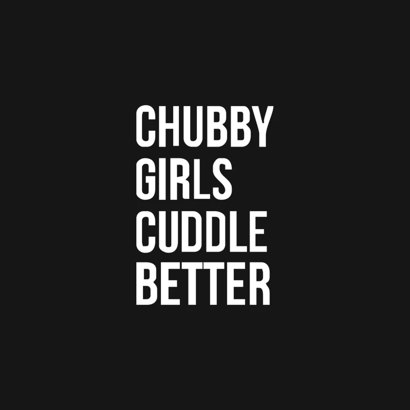 Chubby girls cuddle better funny Desk Mat