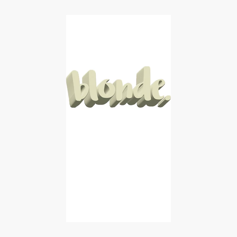 blonde. iPhone Case