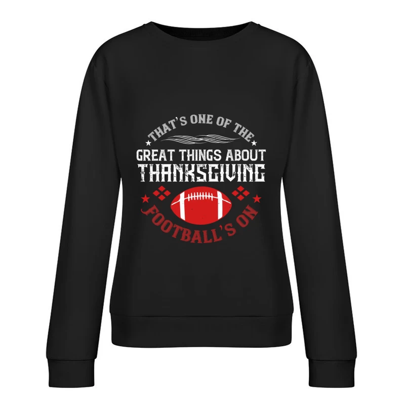 Thanksgiving et football Femme Sweat-shirt à enfiler