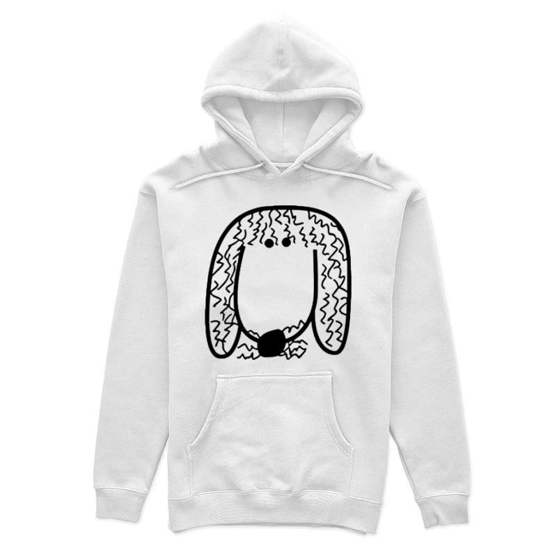 Abstrakte Robbe mit Wellen Damen Pullover Hoodie