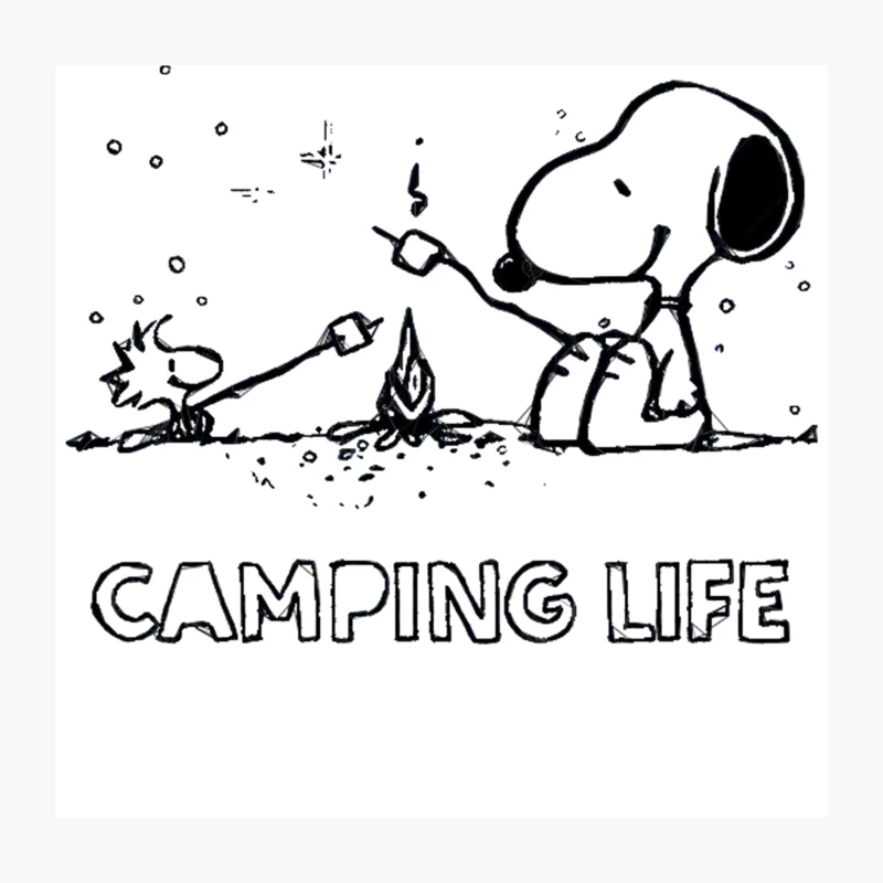 Camping Life - Awesome Camper Gift Idea Throw Pillow