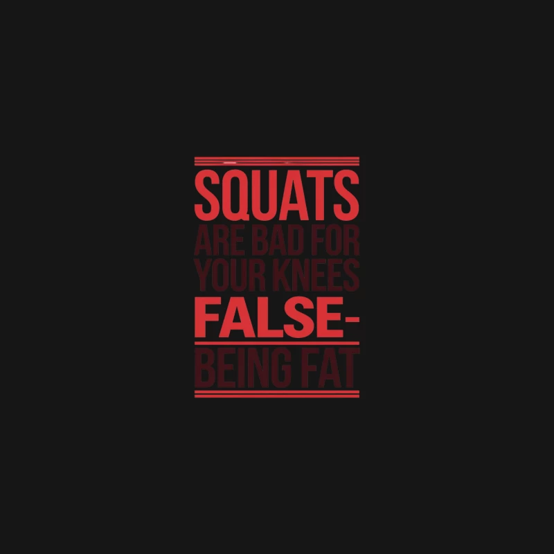 Debunking Fitness Myths: Squats and Weight Loss Desk Mat
