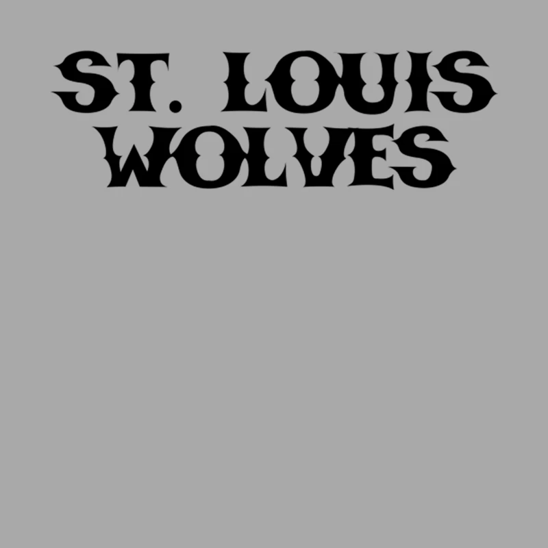 St. Louis Wolves Baseball from Abbott and Costello Who_s On First routine Female Pullover Hoodie
