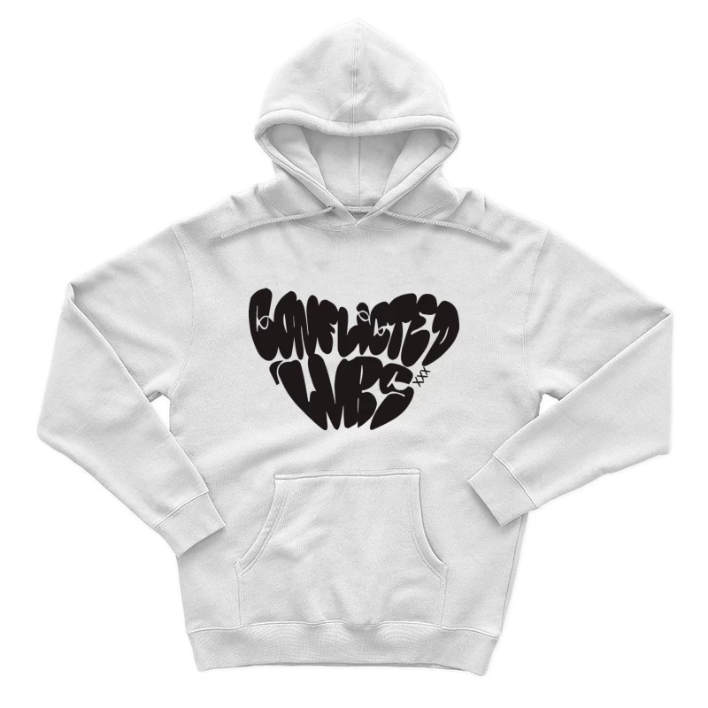 Konfliktkunstdesign Herren Pullover Hoodie