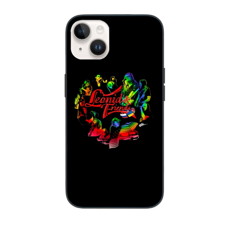 Leonid & Friends: Colorful Musical Band Artwork iPhone Case