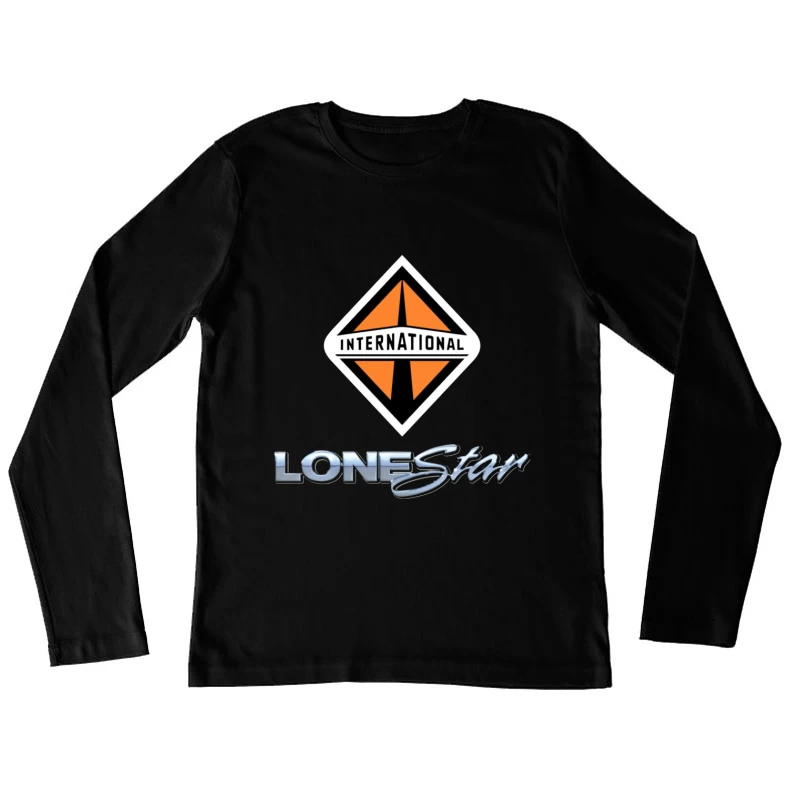 International Lonestar Truck Manufacturing Logo Design Female Long Sleeve T-Shirt