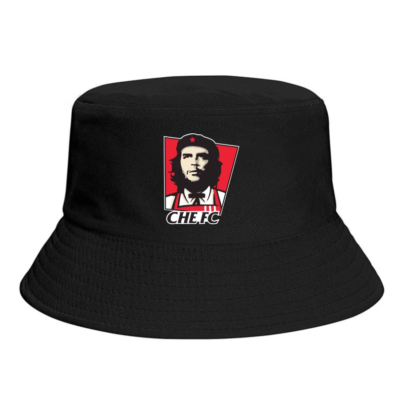 Che Guevara Inspired Sports Team Logo Bucket Hat