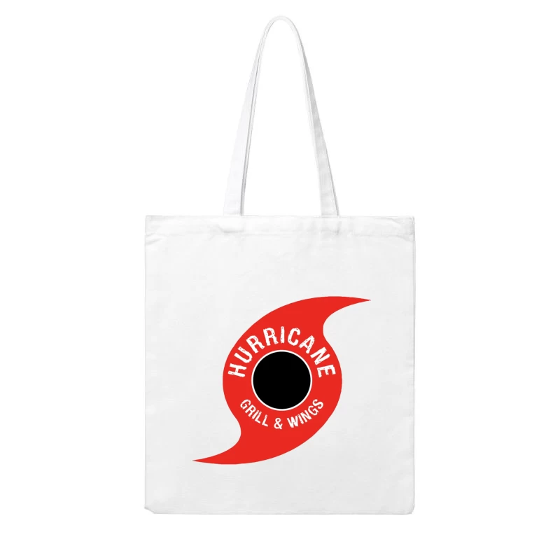 Hurricane Grill & Wings Restaurant Logo Design Cotton Tote Bag