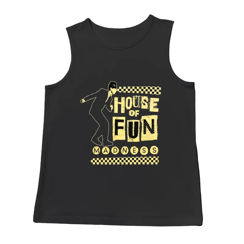 Madness - House of Fun Vintage Band Logo Design Male Tank Top