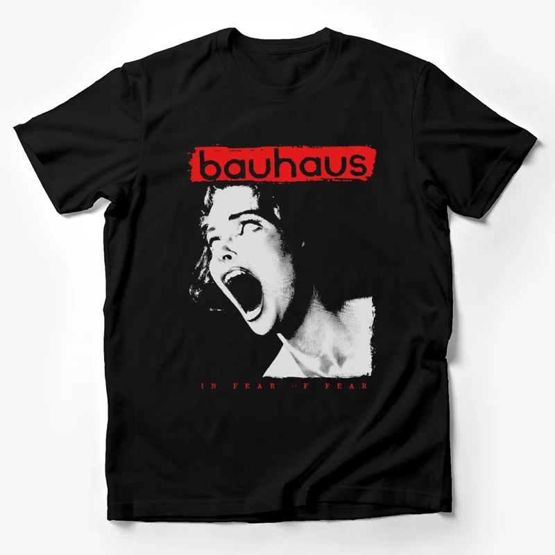 Bauhaus - In Fear of Fear Gothic Album Art Male T-Shirt