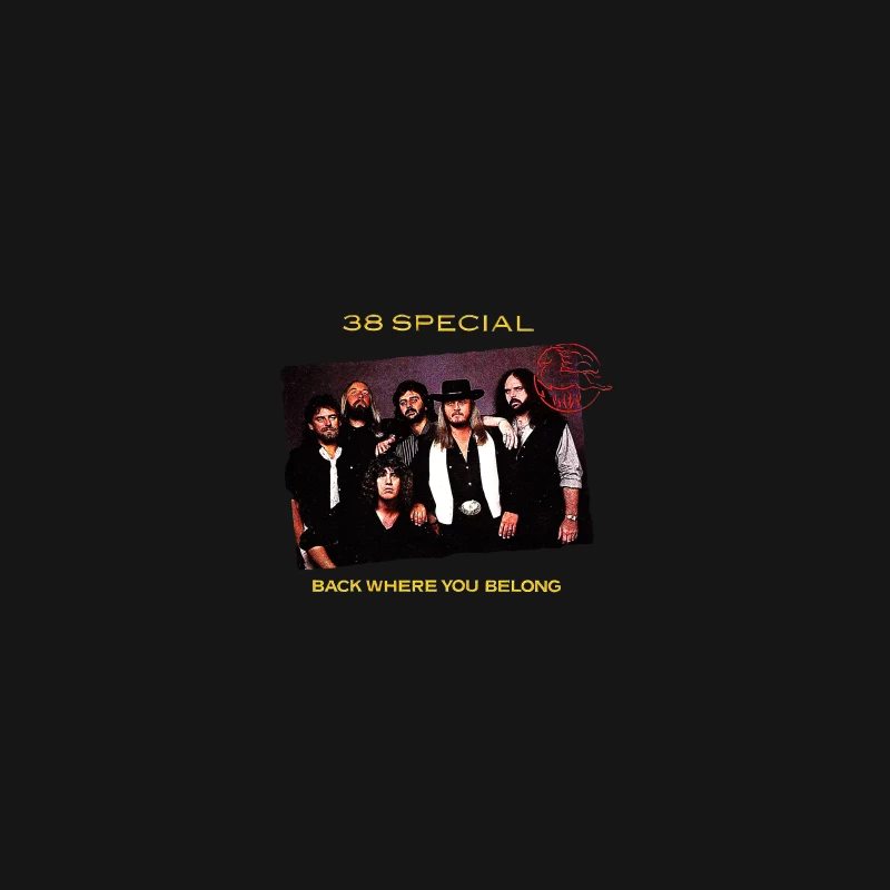 3 BACK WHERE YOU BELONG - 38 SPECIAL BAND Desk Mat