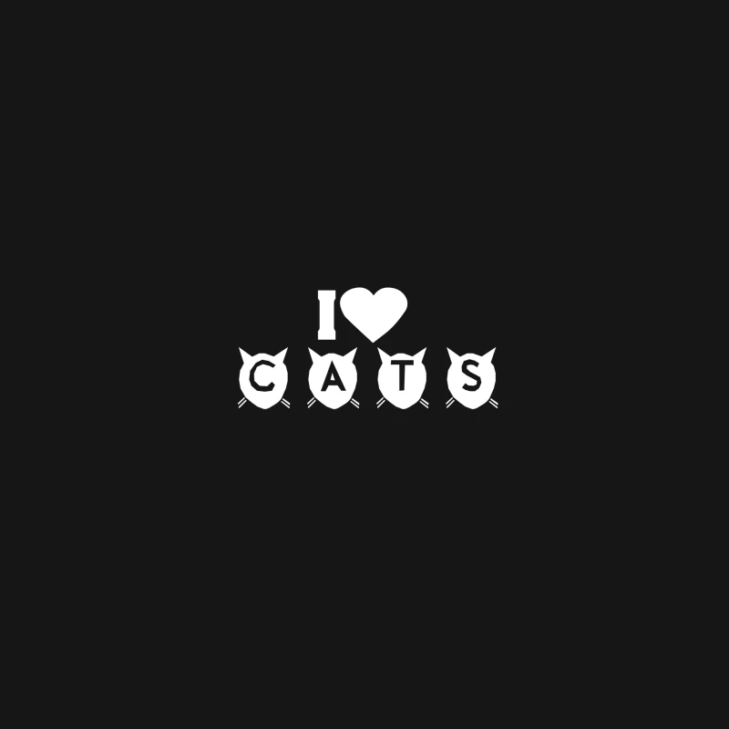 J'adore les chats avec motif de cœur Femme T-Shirt