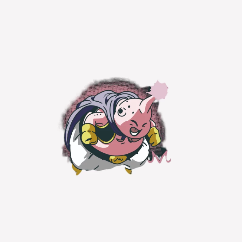 Personnage Majin Buu de Dragon Ball Homme T-Shirt