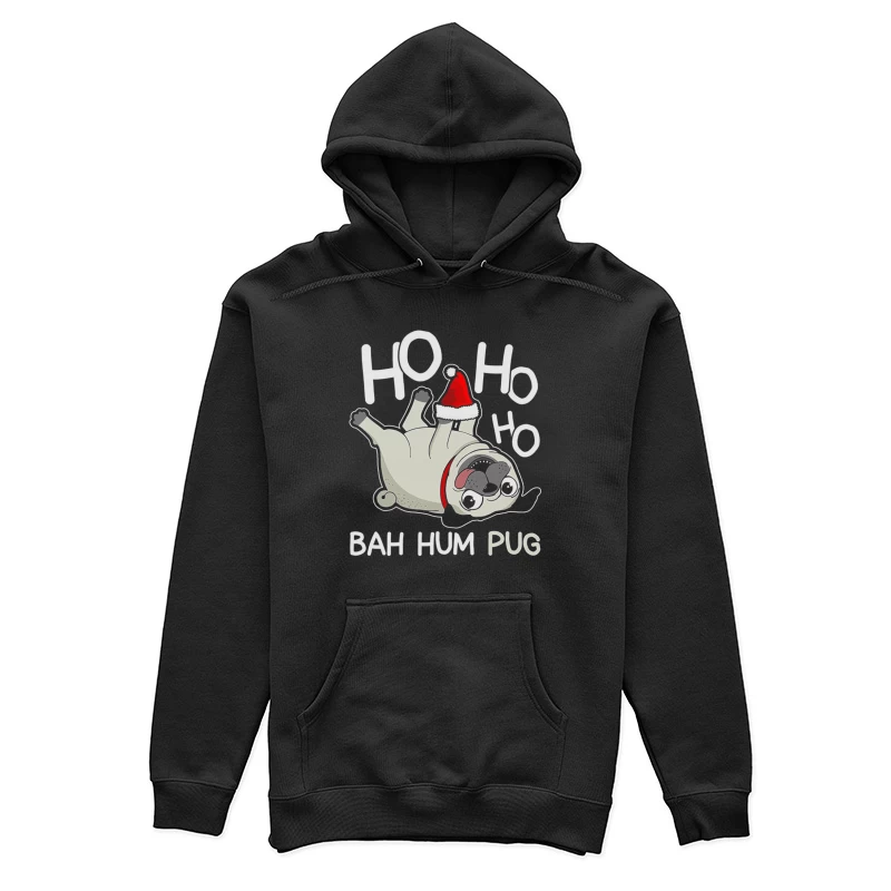 Chien de Noël drôle avec bonnet Femme Sweat à capuche