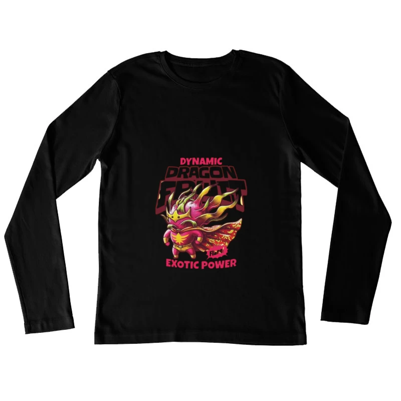 Dynamic Dragon Warrior: Exotic Power Gaming Character Design Female Long Sleeve T-Shirt