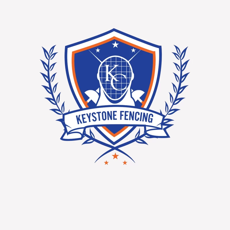 Keystone Fencing Sports Academy Shield Logo Female T-Shirt