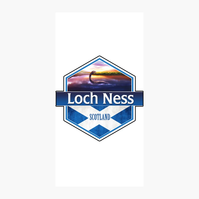 Loch Ness Travel Badge iPhone Case