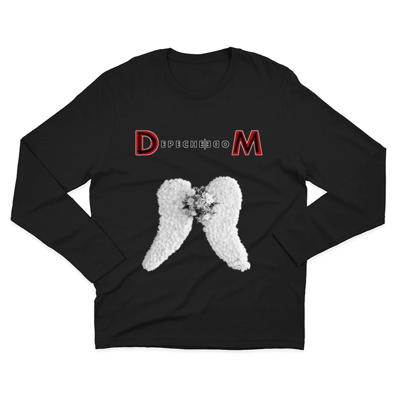 Depeche Mode Angel Wings Logo Design Male Long Sleeve T-Shirt