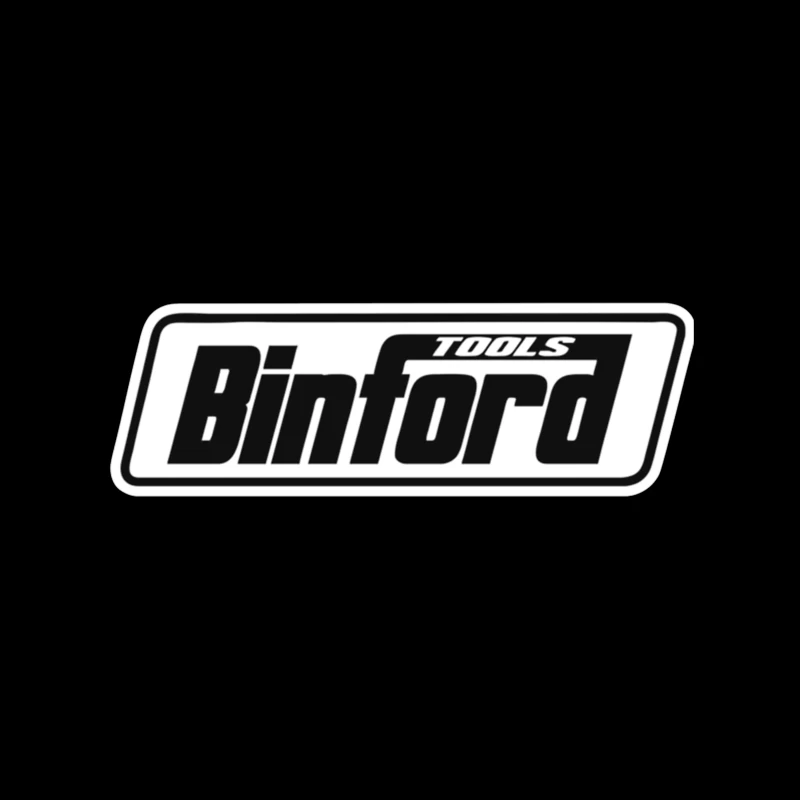 Binford Tools Black and White Company Logo Tapestry