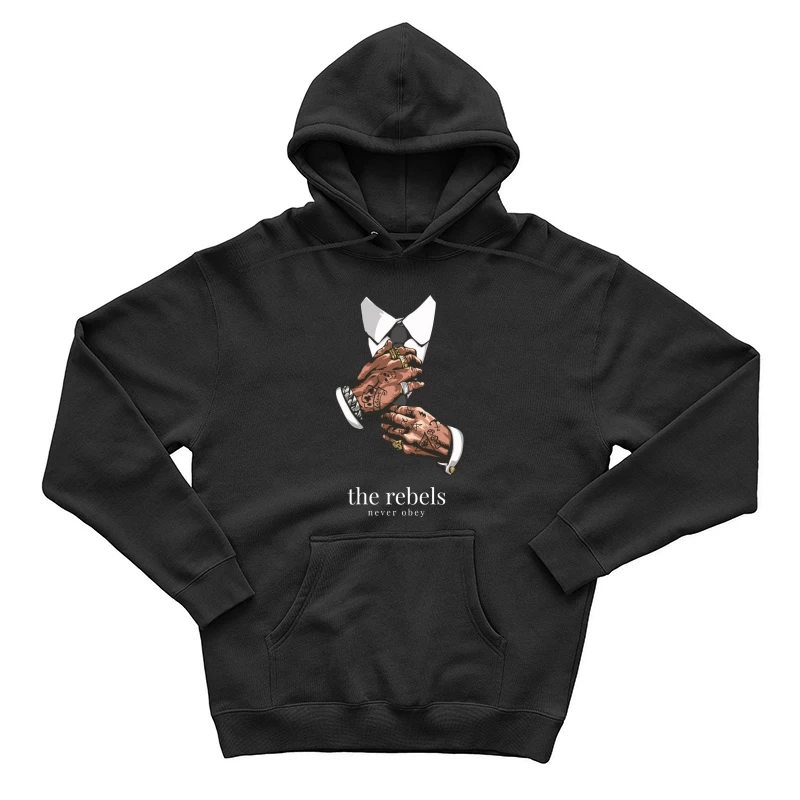 Rebellisches Tattoo-Design Herren Pullover Hoodie