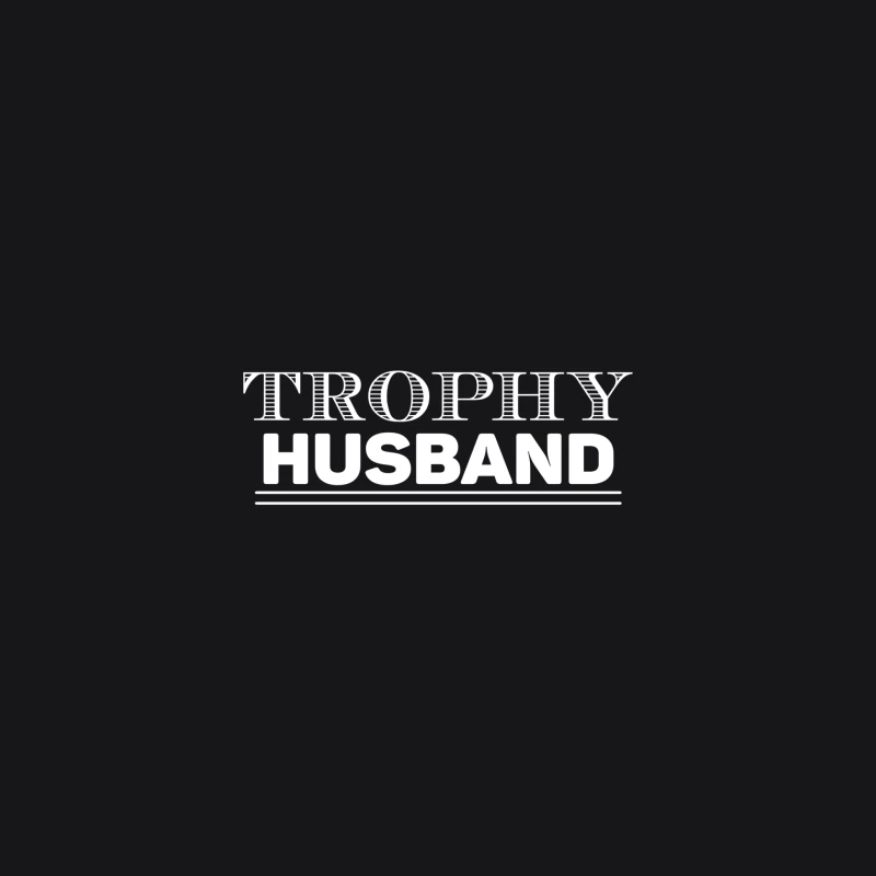 T-shirt avec texte 'Trophy Husband' Homme Sweat à capuche