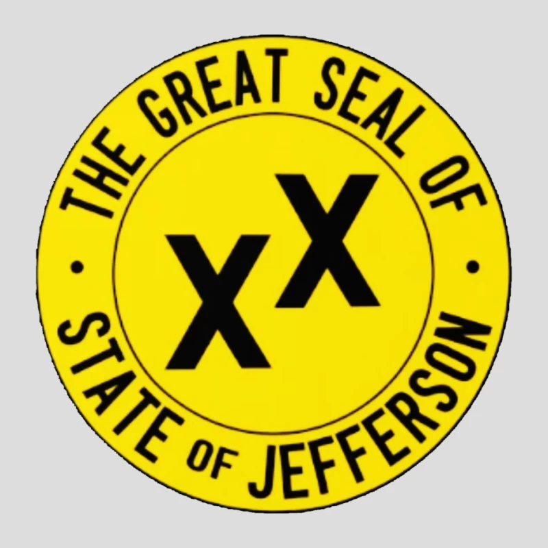 Great Seal of the State of Jefferson Pin