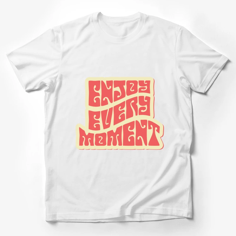 Inspirierendes Zitat in Retro-Stil Herren T-Shirt