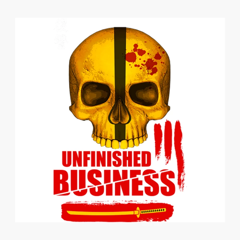 Kill Bill 3 - Unfinished Business Throw Pillow